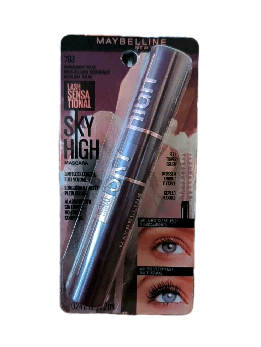 Maybelline Lash Sensational Sky High Mascara Sealed 793 - Burgundy Haze